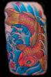 Koi and waves