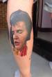 Realistic Elvis colour portrait.
