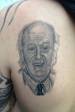 Black and grey grandfather portrait