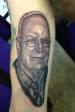 Black and grey grandfather portrait